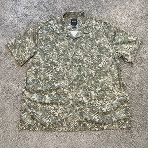 5.11 Tactical Men's Green Camouflage Button Down Shirt